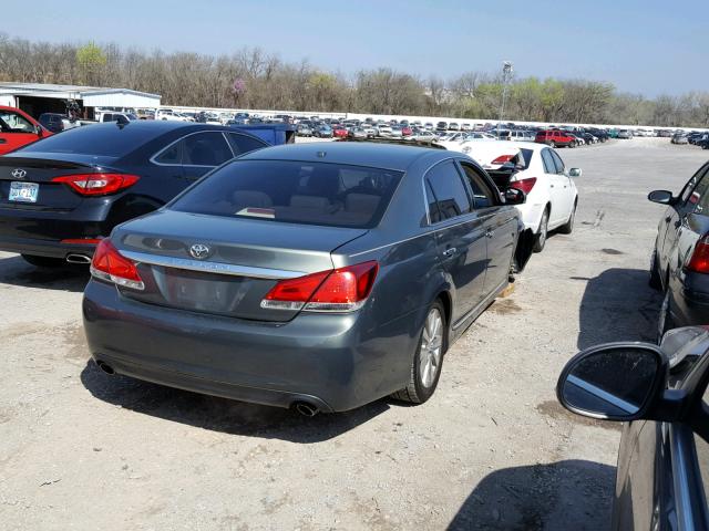 4T1BK3DB1BU385026 - 2011 TOYOTA AVALON BAS GREEN photo 4