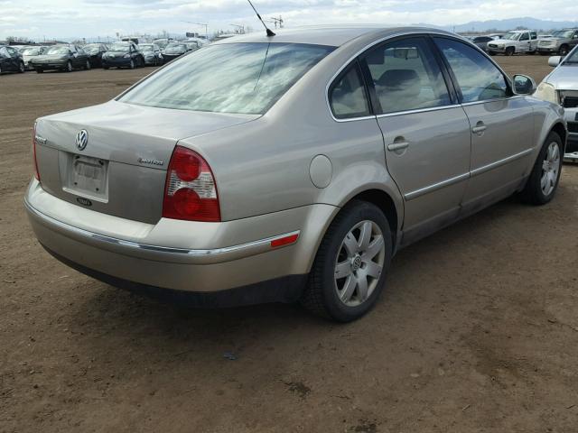 WVWBD63B15E048131 - 2005 VOLKSWAGEN PASSAT GLS BEIGE photo 4