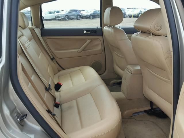 WVWBD63B15E048131 - 2005 VOLKSWAGEN PASSAT GLS BEIGE photo 6