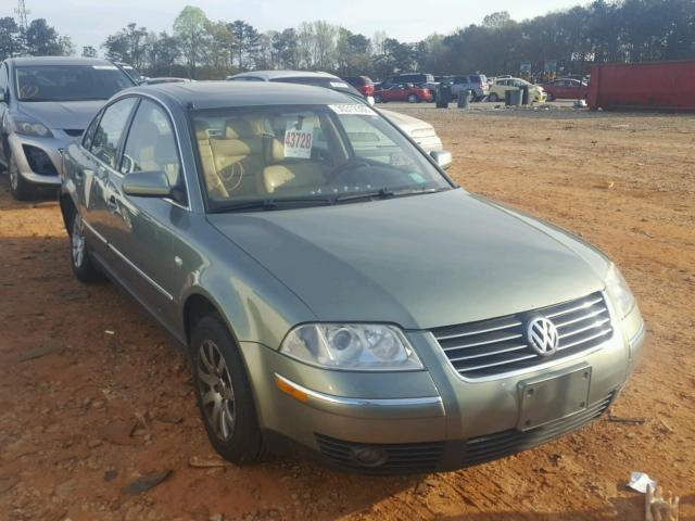 WVWPD63B13P093111 - 2003 VOLKSWAGEN PASSAT GLS GREEN photo 1