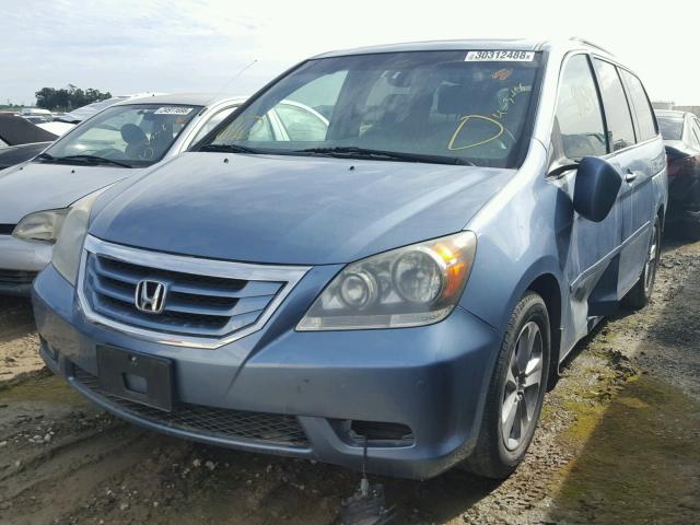 5FNRL38939B048335 - 2009 HONDA ODYSSEY TO BLUE photo 2