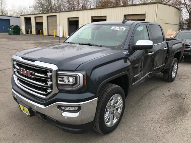 3GTU2NECXJG185909 - 2018 GMC SIERRA K15 BLUE photo 2