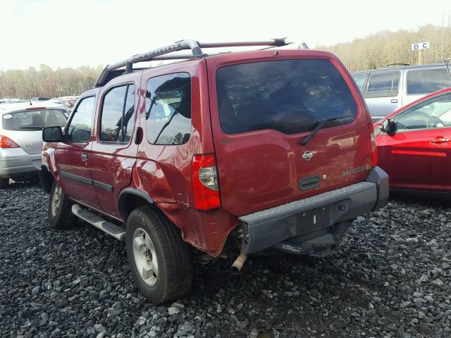 5N1ED28Y01C561844 - 2001 NISSAN XTERRA XE BURGUNDY photo 3