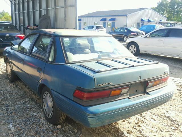 2FAPP36X6NB103290 - 1992 FORD TEMPO GL GREEN photo 3