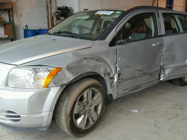 1B3HB48A29D231992 - 2009 DODGE CALIBER SX SILVER photo 9