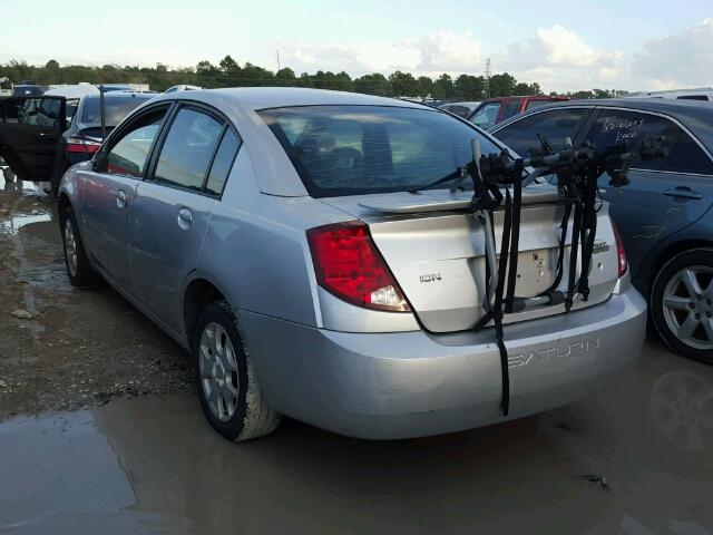 1G8AZ52FX4Z105892 - 2004 SATURN ION LEVEL SILVER photo 3