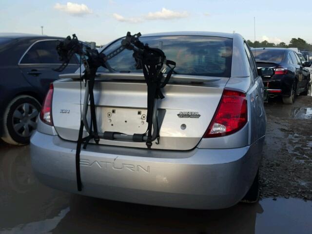 1G8AZ52FX4Z105892 - 2004 SATURN ION LEVEL SILVER photo 4