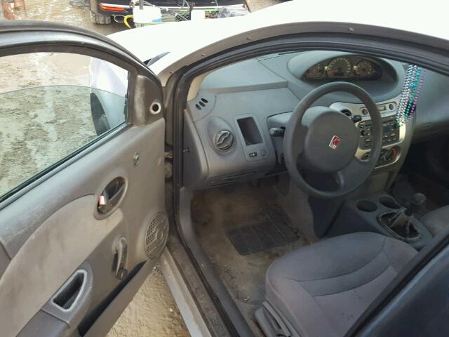 1G8AZ52FX4Z105892 - 2004 SATURN ION LEVEL SILVER photo 9
