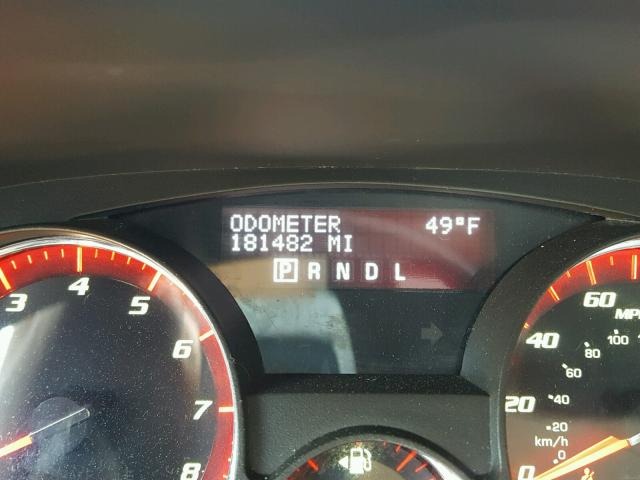 1GKLRNED4AJ162581 - 2010 GMC ACADIA SLT შავი ფოტო 8