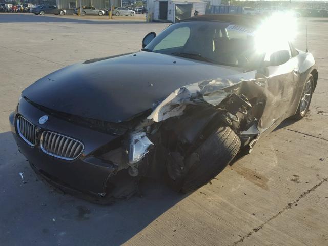 4USBT33535LS54682 - 2005 BMW Z4 2.5 BLACK photo 2
