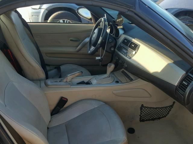 4USBT33535LS54682 - 2005 BMW Z4 2.5 BLACK photo 5