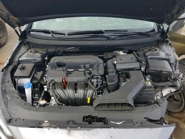 5NPE34AF4JH637209 - 2018 HYUNDAI SONATA SPO GRAY photo 7