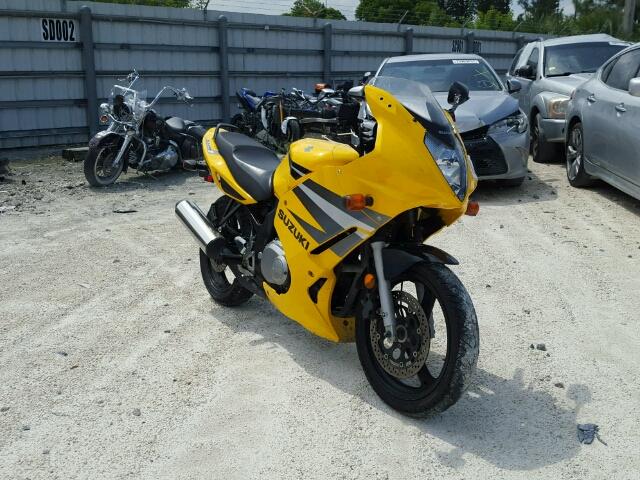 VTTGM51A342100673 - 2004 SUZUKI GS500 FK YELLOW photo 1