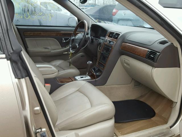 KMHFU45E35A407026 - 2005 HYUNDAI XG 350 TAN photo 5