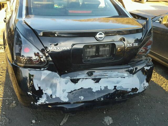 1N4BA41EX5C825319 - 2005 NISSAN MAXIMA SE BLACK photo 9