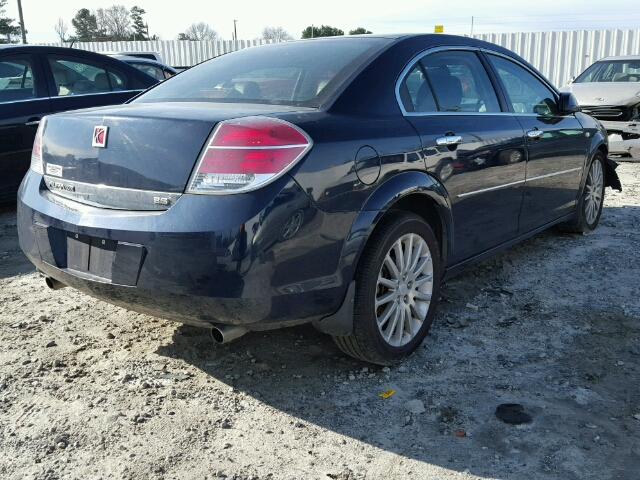 1G8ZV57797F146231 - 2007 SATURN AURA XR BLUE photo 4