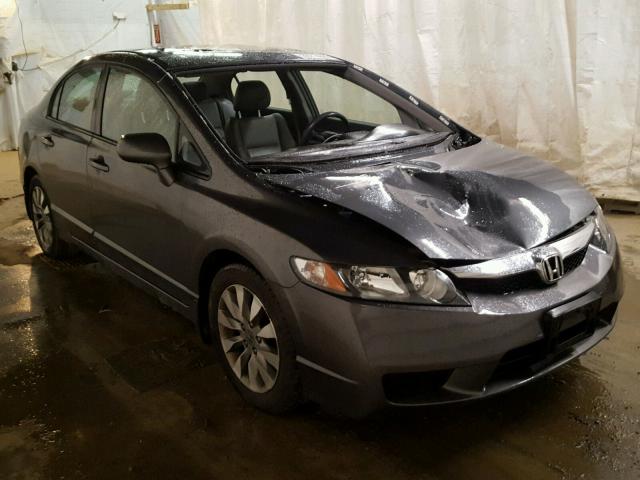 2HGFA1F97AH552936 - 2010 HONDA CIVIC EXL GRAY photo 1