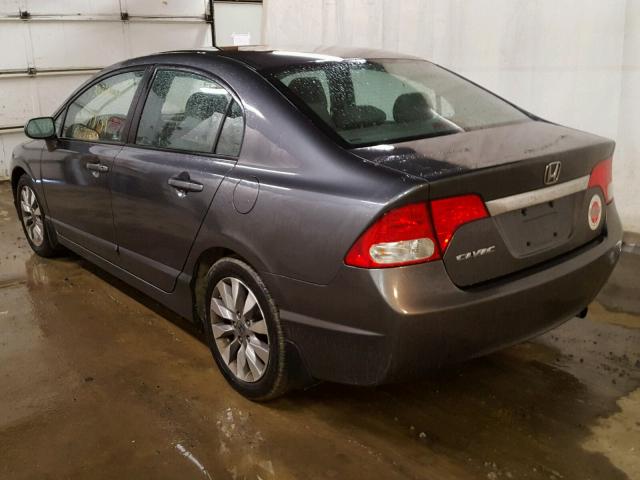 2HGFA1F97AH552936 - 2010 HONDA CIVIC EXL GRAY photo 3