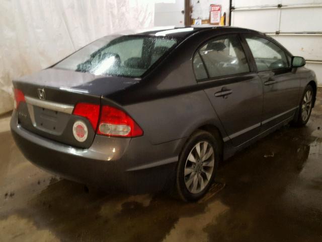 2HGFA1F97AH552936 - 2010 HONDA CIVIC EXL GRAY photo 4