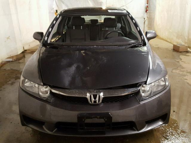 2HGFA1F97AH552936 - 2010 HONDA CIVIC EXL GRAY photo 9