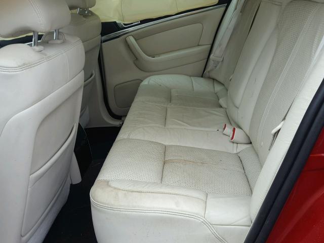 1LNHM94R69G613423 - 2009 LINCOLN MKS RED photo 6