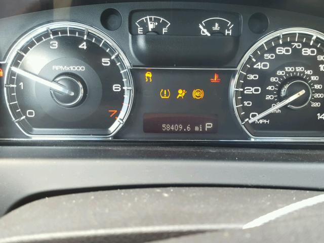 1LNHM94R69G613423 - 2009 LINCOLN MKS RED photo 8