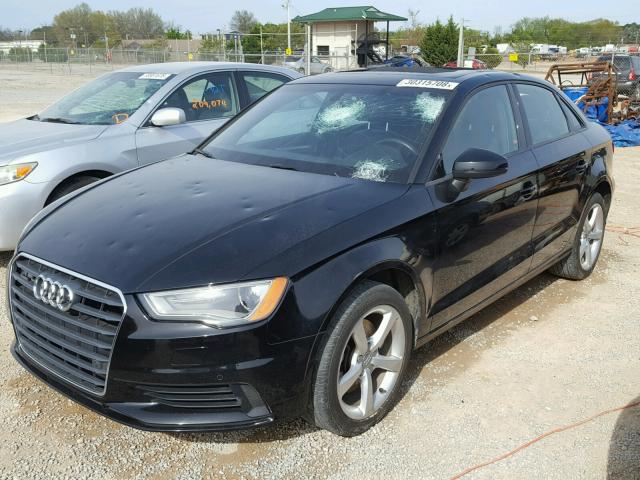 WAUBFGFF0F1084011 - 2015 AUDI A3 BLACK photo 2