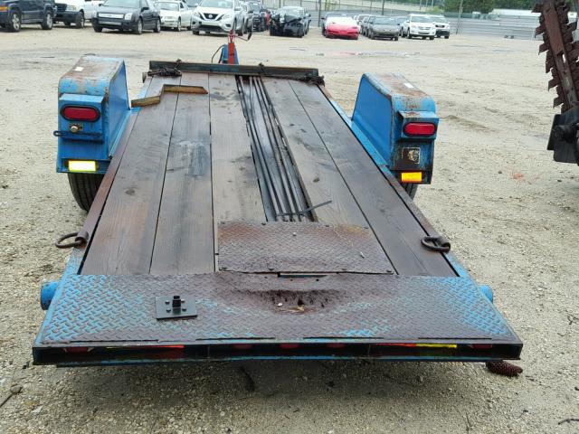 1DS0000J8Y17T1060 - 2001 DITCH WITCH TRAILER BLUE photo 6