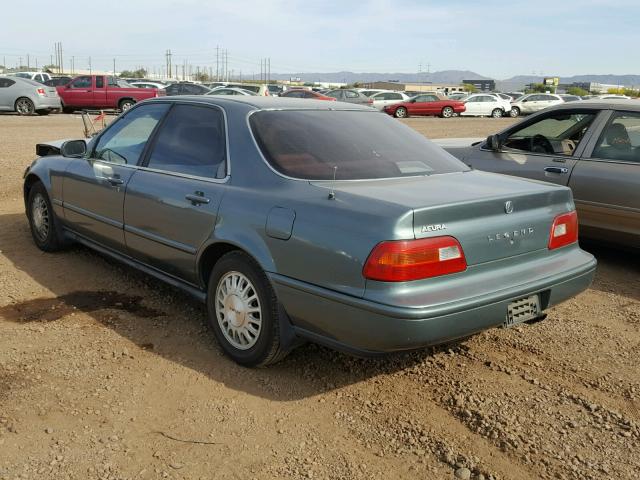 JH4KA7660SC015141 - 1995 ACURA LEGEND L GREEN photo 3