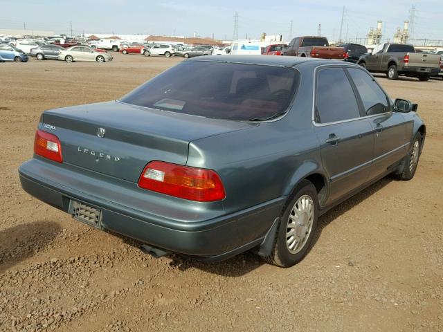 JH4KA7660SC015141 - 1995 ACURA LEGEND L GREEN photo 4