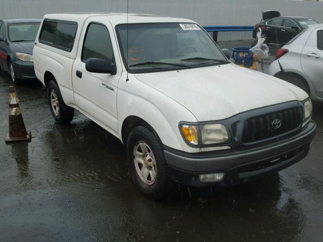 5TENL42N54Z448656 - 2004 TOYOTA TACOMA WHITE photo 1