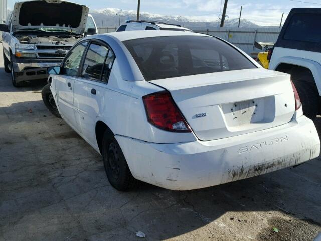 1G8AG52F03Z114654 - 2003 SATURN ION LEVEL WHITE photo 3