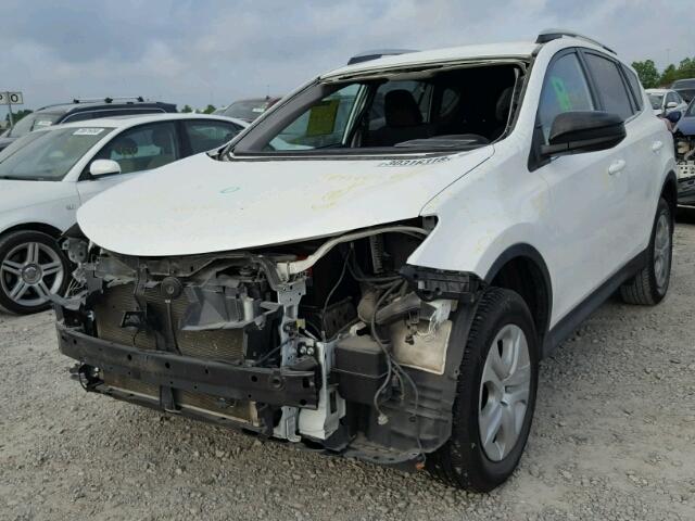 2T3ZFREVXEW101628 - 2014 TOYOTA RAV4 LE WHITE photo 2