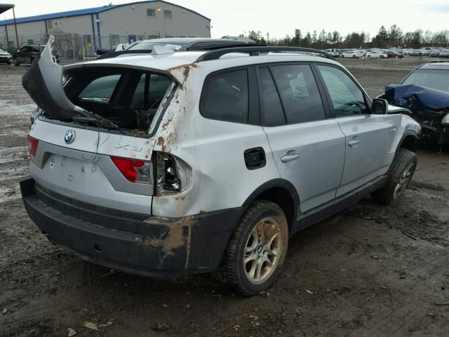WBXPA73424WB22256 - 2004 BMW X3 2.5I SILVER photo 4