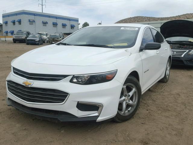 1G1ZC5ST2GF297887 - 2016 CHEVROLET MALIBU LS თეთრი ფოტო 2