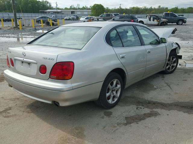 JT8BD69S440199238 - 2004 LEXUS GS 300 SILVER photo 4