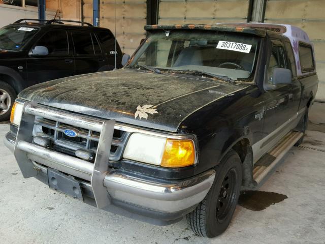 1FTCR14U2RPA30059 - 1994 FORD RANGER SUP BLACK photo 2