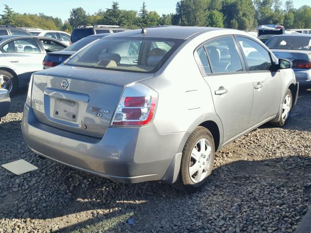 3N1AB61E27L677787 - 2007 NISSAN SENTRA 2.0 SILVER photo 4