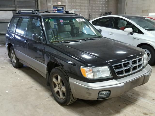JF1SF6553XH721784 - 1999 SUBARU FORESTER S BLACK photo 1