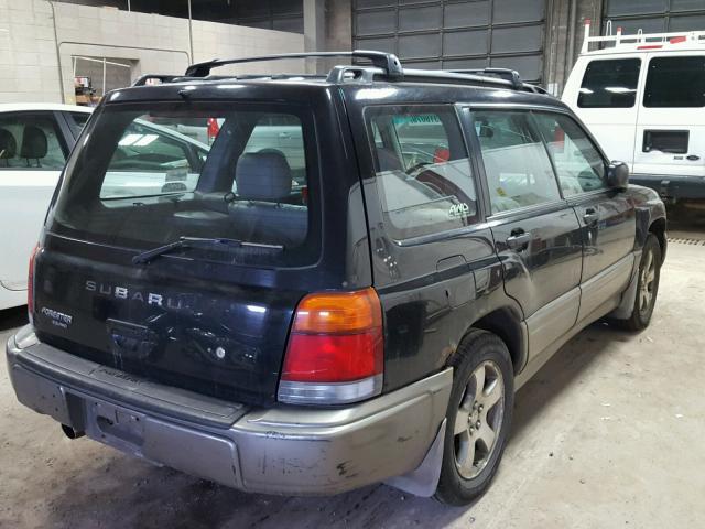 JF1SF6553XH721784 - 1999 SUBARU FORESTER S BLACK photo 4