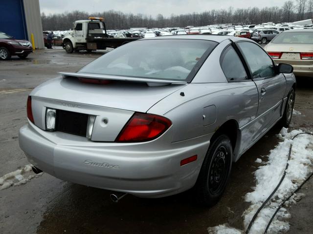 1G2JB12F237242732 - 2003 PONTIAC SUNFIRE SILVER photo 4