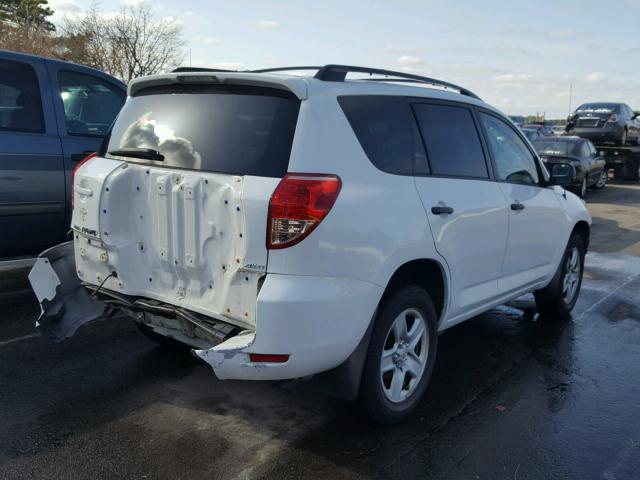 JTMBD35V985205494 - 2008 TOYOTA RAV4 WHITE photo 4