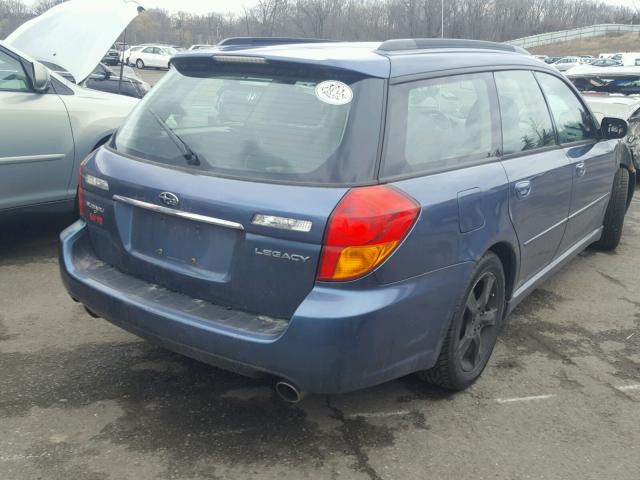 4S3BP616556387000 - 2005 SUBARU LEGACY 2.5 BLUE photo 4