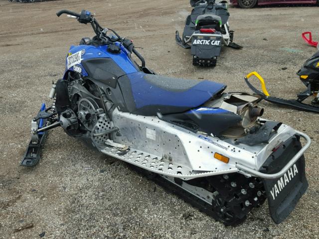 JYE8GL0039A004559 - 2009 YAMAHA SNOWMOBILE BLUE photo 3