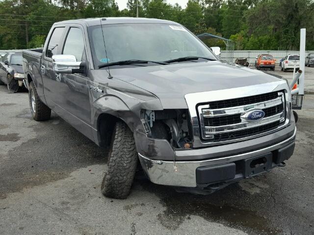 1FTFW1EF3DFC59208 - 2013 FORD F150 SUPER GRAY photo 1