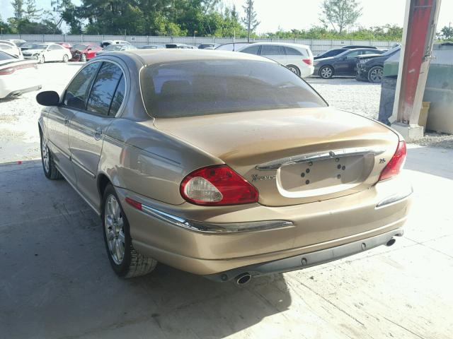 SAJEA51D23XD17747 - 2003 JAGUAR X-TYPE 2.5 GOLD photo 3