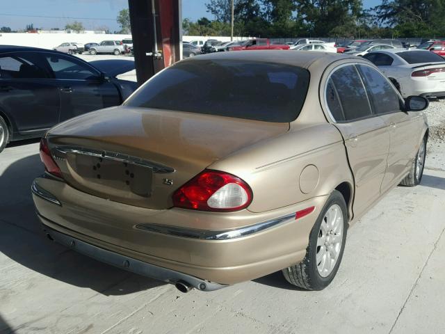 SAJEA51D23XD17747 - 2003 JAGUAR X-TYPE 2.5 GOLD photo 4