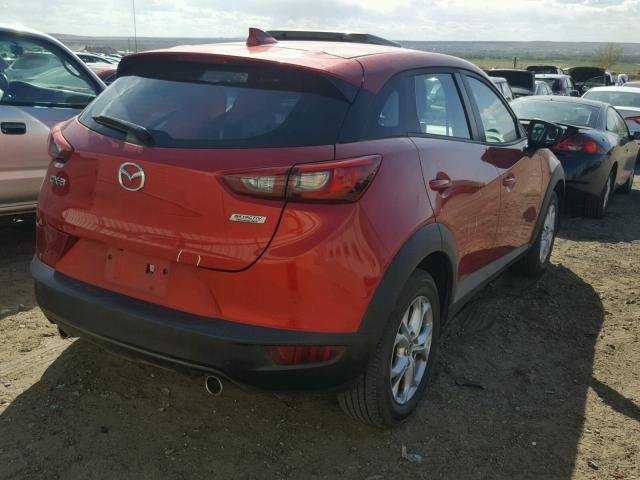 JM1DKBC73G0125777 - 2016 MAZDA CX-3 TOURI RED photo 4