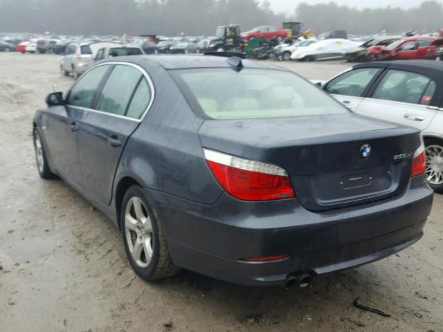 WBANV93558CZ67035 - 2008 BMW 535 XI GRAY photo 3