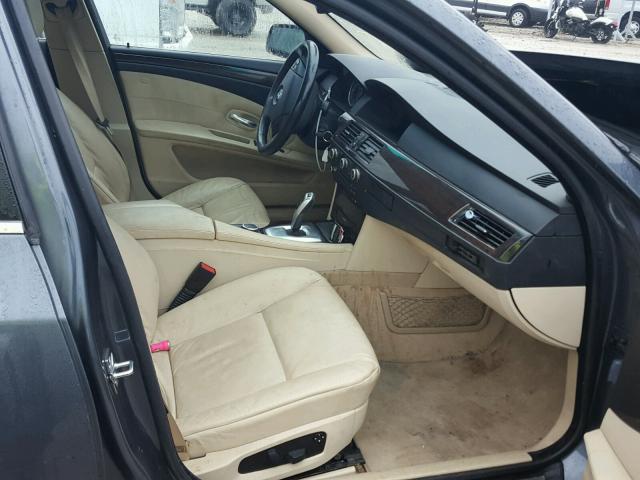 WBANV93558CZ67035 - 2008 BMW 535 XI GRAY photo 5